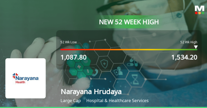 Narayana Hrudayalaya Reaches New High, Signaling Strong Market Position ...