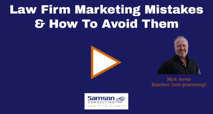 10 Attorney Marketing Mistakes